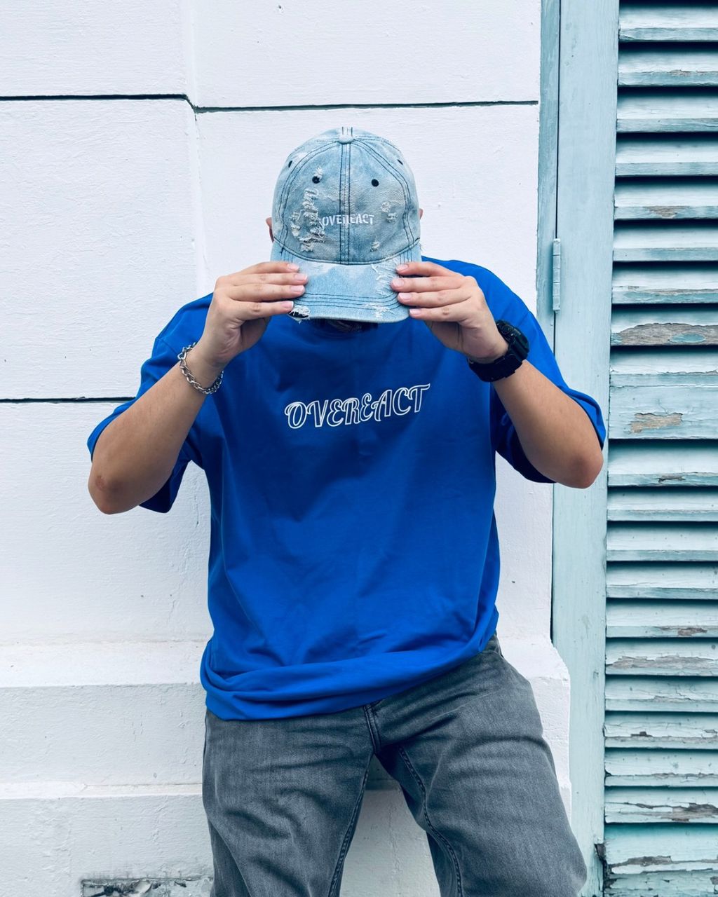 Basic Oversized T-Shirt - Blue