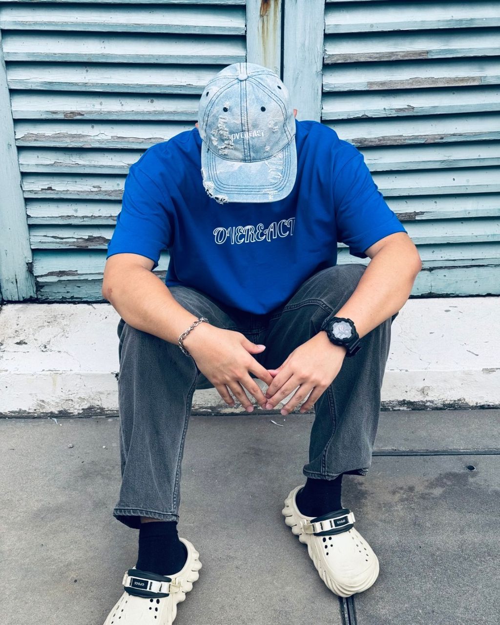 Basic Oversized T-Shirt - Blue