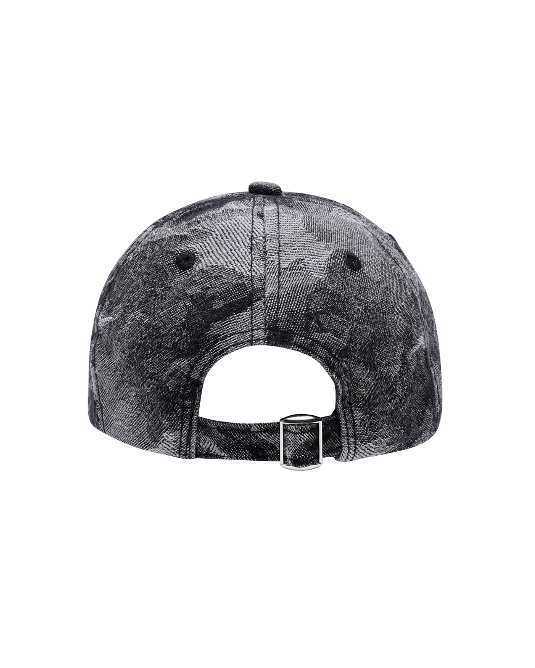 Distressed Black Camo Cap