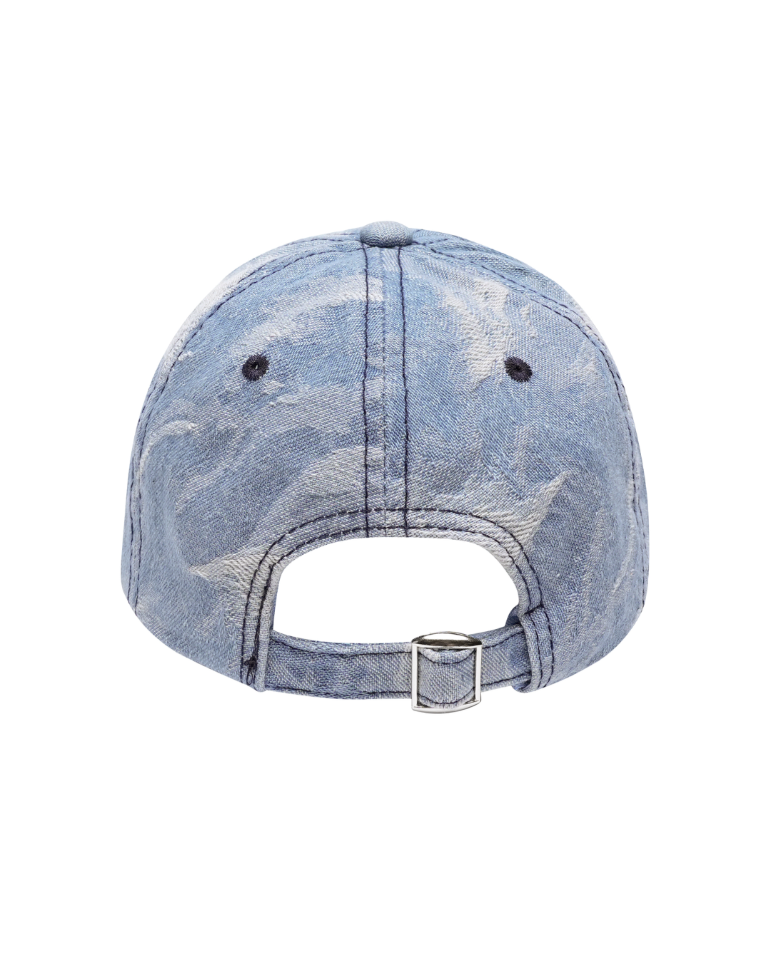 Distressed Light Blue Camo Cap