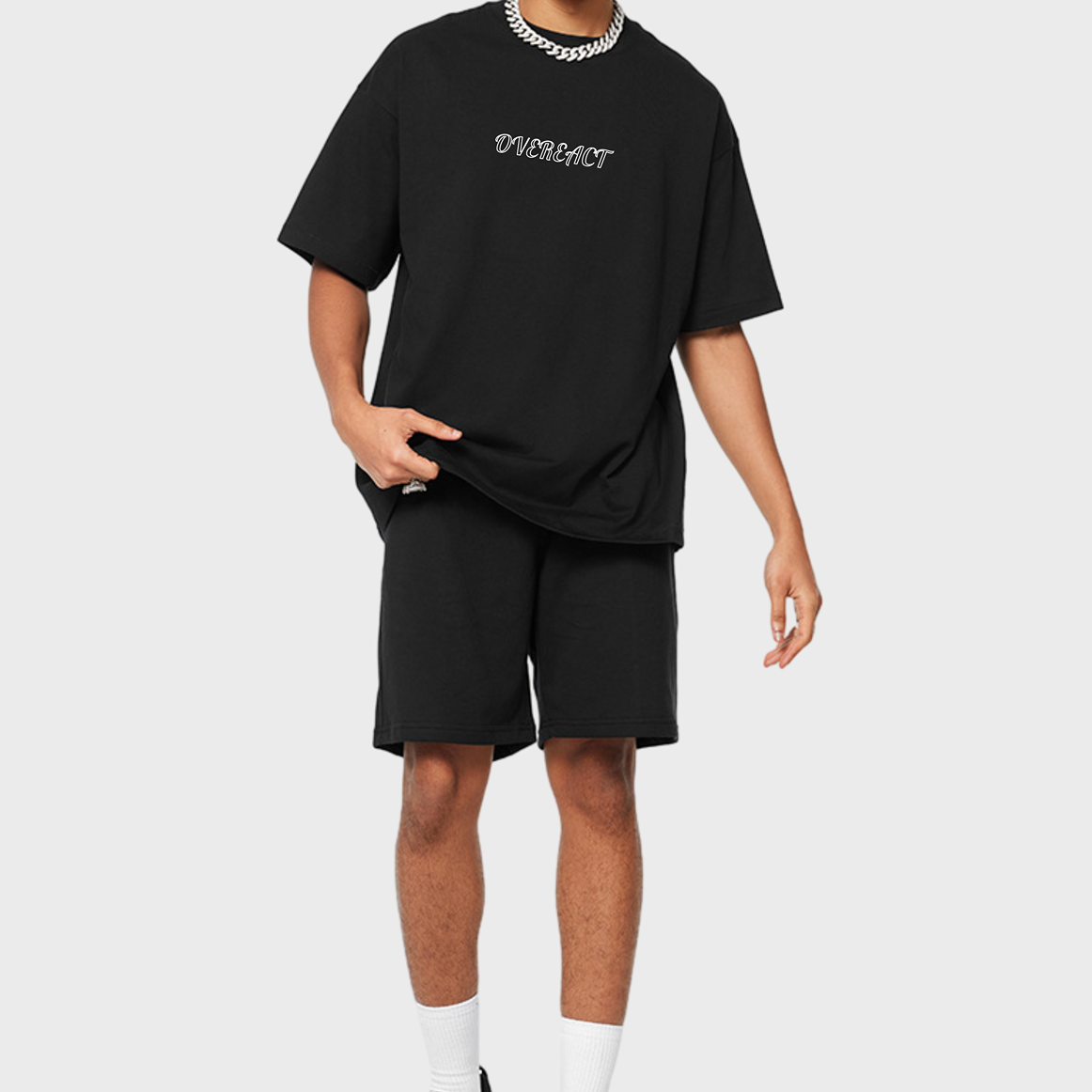 Basic Oversized T-Shirt - Black