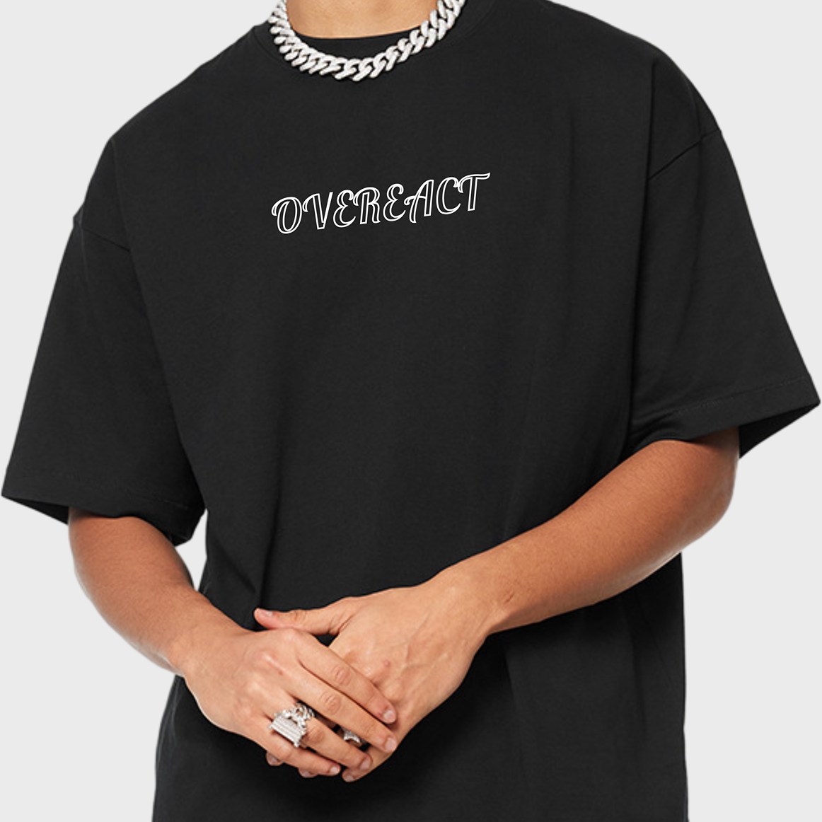 Basic Oversized T-Shirt - Black