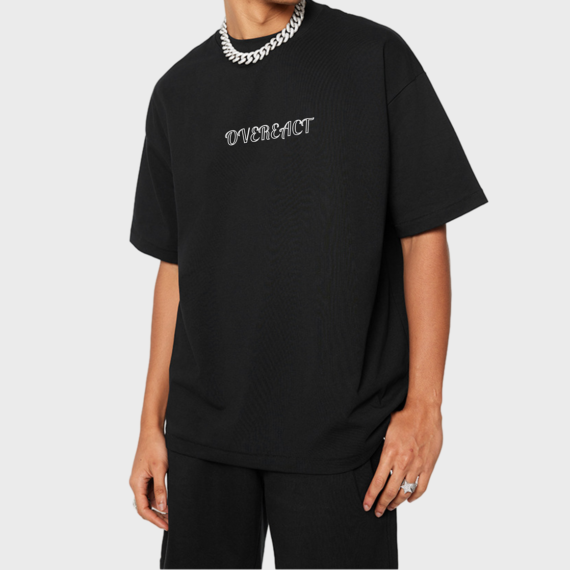 Basic Oversized T-Shirt - Black