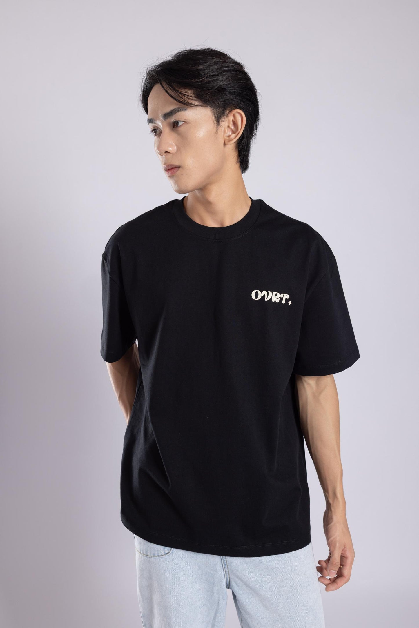 [PRE-ORDER] DIAMOND: Fortune Black Oversized Tee