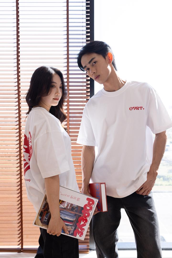 [PRE-ORDER] LOVE: Wishful White Oversized Tee