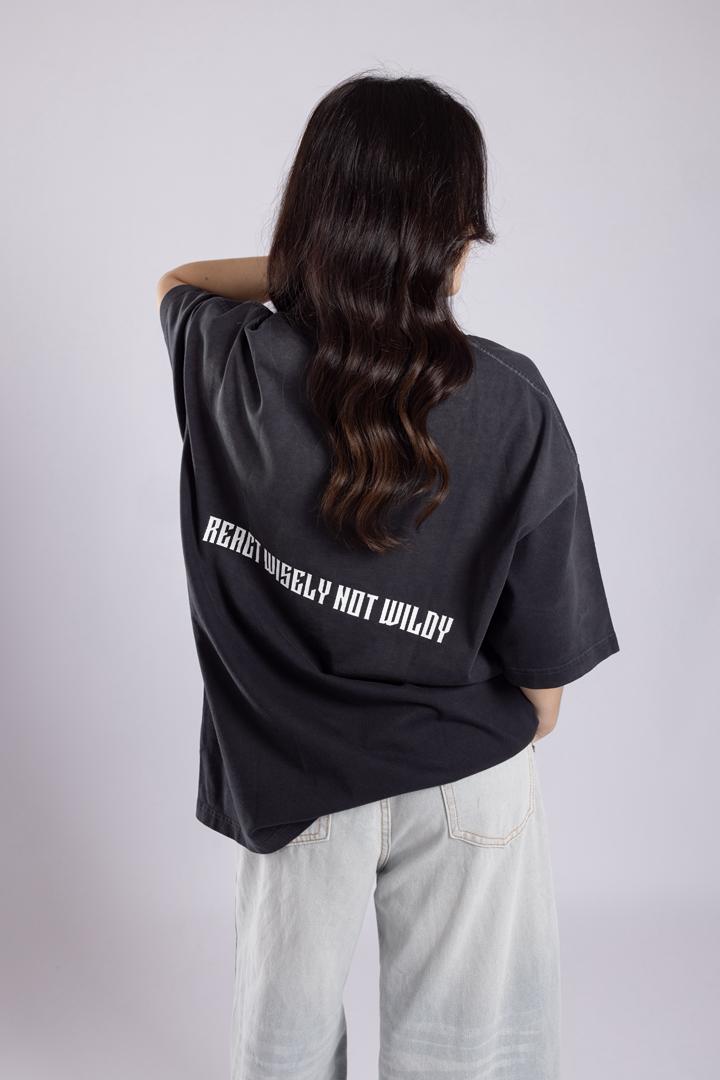 RWNW Oversized T-Shirt - Ink Black
